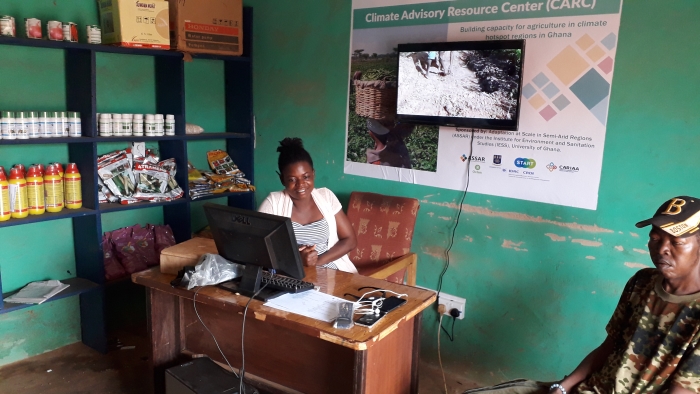 ASSAR supports dry season agriculture in semi-arid Ghana with Climate Advisory Resource Centres