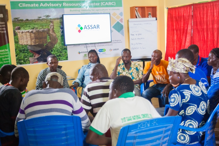 ASSAR supports dry season agriculture in semi-arid Ghana with Climate Advisory Resource Centres
